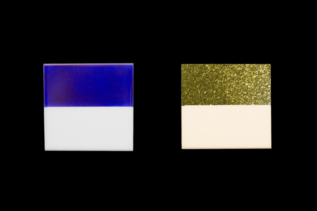 Decorative application of Auressens' glitter pigments